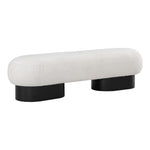 Robertson Boucle Fabric Upholstered Bench in Cream