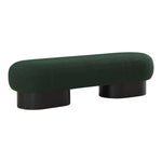 Robertson Boucle Fabric Upholstered Bench in Green