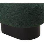 Robertson Boucle Fabric Upholstered Bench in Green