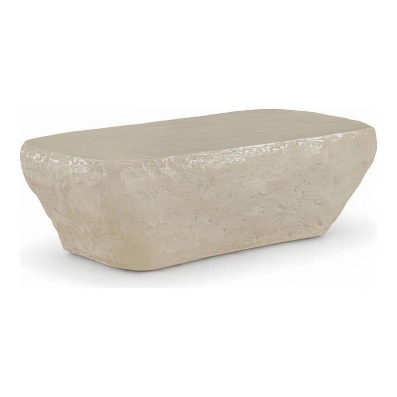 Rockford Concrete Indoor/Outdoor Coffee Table in Beige