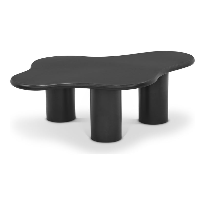 Romaine Iron Coffee Table in Black