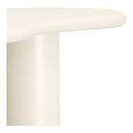Romaine Iron Coffee Table in Cream