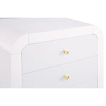 Artisto Ash Veneer Chest in White
