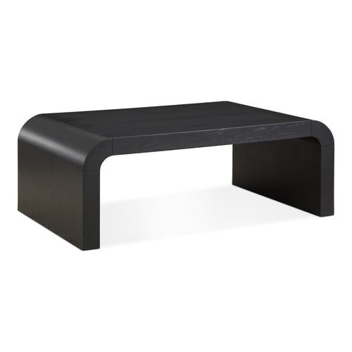 Artisto Ash Veneer Coffee Table in Black