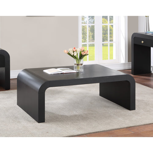 Artisto Ash Veneer Coffee Table in Black