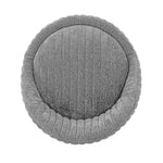 Leela Chenille Swivel Lounge Chair in Gray