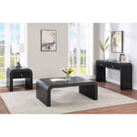 Artisto Ash Veneer Coffee Table in Black