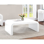 Artisto Ash Veneer Coffee Table in White