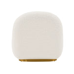 Edina Boucle Lounge Chair in White