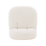 Edina Boucle Lounge Chair in White