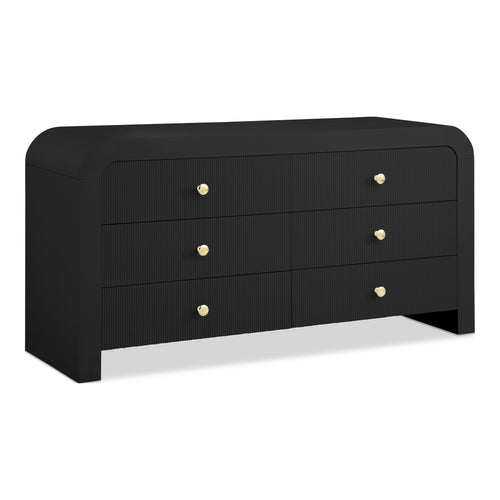 Artisto Ash Veneer Dresser in Black