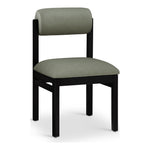 Roundhill Vegan Leather Upholstered Dining Chair in Green