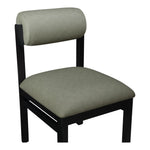 Roundhill Vegan Leather Upholstered Dining Chair in Green