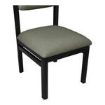 Roundhill Vegan Leather Upholstered Dining Chair in Green