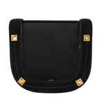 Amirah Velvet Lounge Chair in Black