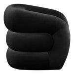 Roxbury Velvet Upholstered Accent Chair in Black