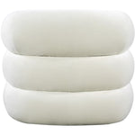 Roxbury Velvet Upholstered Accent Chair in Cream