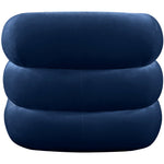Roxbury Velvet Upholstered Accent Chair in Navy