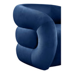 Roxbury Velvet Upholstered Accent Chair in Navy