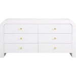Artisto Ash Veneer Dresser in White