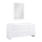 Artisto Ash Veneer Dresser in White
