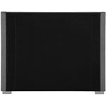 Royce Linen Textured Queen Bed (3 Boxes) in Grey
