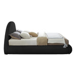 Rudy Teddy Fabric Upholstered King Bed in Black