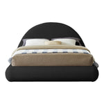 Rudy Teddy Fabric Upholstered Queen Bed in Black