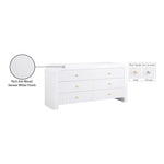 Artisto Ash Veneer Dresser in White