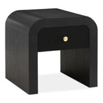 Artisto Ash Veneer End / Side Table in Black