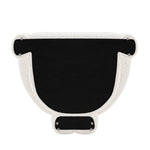 Darian Boucle Lounge Chair in White