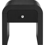 Artisto Ash Veneer End / Side Table in Black