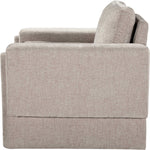 Madeline Chenille Fabric Upholstered Chair in Beige