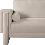 Madeline Chenille Fabric Upholstered Chair in Beige
