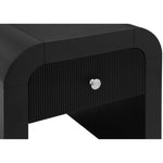 Artisto Ash Veneer End / Side Table in Black