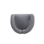 Darian Boucle Lounge Chair in Gray