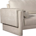 Madeline Chenille Fabric Upholstered Chair in Beige
