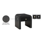 Artisto Ash Veneer End / Side Table in Black