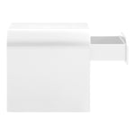 Artisto Ash Veneer End / Side Table in White
