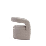 Corvette Velvet Lounge Chair in Dove