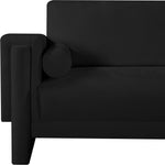 Madeline Chenille Fabric Upholstered Chair in Black