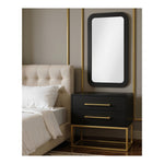 Artisto Ash Veneer Frame Mirror in Black