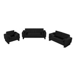 Madeline Chenille Fabric Upholstered Chair in Black