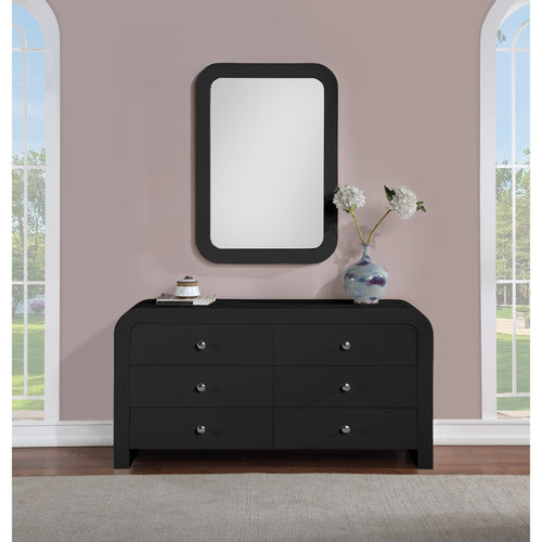 Artisto Ash Veneer Frame Mirror in Black