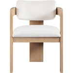 Sacha Velvet Upholstered Dining Chair in Cream