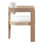 Sacha Velvet Upholstered Dining Chair in Cream