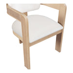 Sacha Velvet Upholstered Dining Chair in Cream
