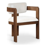 Sacha Velvet Upholstered Dining Chair in Cream