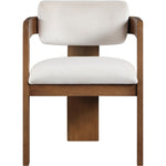 Sacha Velvet Upholstered Dining Chair in Cream