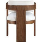 Sacha Velvet Upholstered Dining Chair in Cream